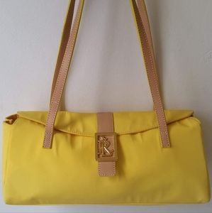 Beautiful Yellow Ralph Lauren handbag